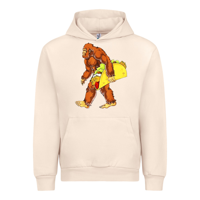 Bigfoot Carrying Taco Urban Hoodie by artisFamous | Teevron