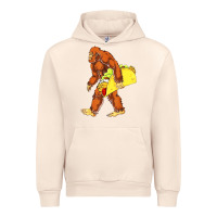 Sandshell bigfoot carrying taco Urban Hoodie - artisFamous