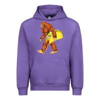 Tulip bigfoot carrying taco Urban Hoodie - artisFamous