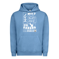 Pigment Pebble Blue melt banana classic Urban Hoodie - artisFamous
