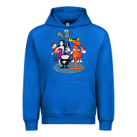Cobalt rocky & bullwinkle and friends Urban Hoodie - artisFamous