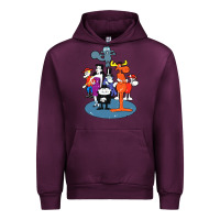 Mauve Wine rocky & bullwinkle and friends Urban Hoodie - artisFamous