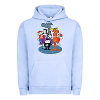 Pigment Grape Ice rocky & bullwinkle and friends Urban Hoodie - artisFamous