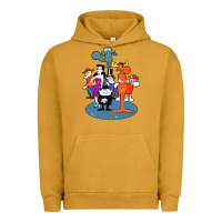 Pigment Peanut Butter rocky & bullwinkle and friends Urban Hoodie - artisFamous