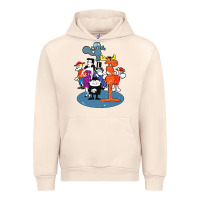 Sandshell rocky & bullwinkle and friends Urban Hoodie - artisFamous