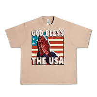 Burro God Bless the USA Urban Heavy Tee - FaDigitalArtStudio