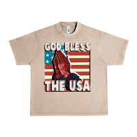 French Oak God Bless the USA Urban Heavy Tee - FaDigitalArtStudio