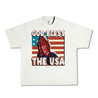 Pistachio God Bless the USA Urban Heavy Tee - FaDigitalArtStudio