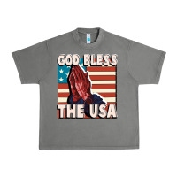 Tornado God Bless the USA Urban Heavy Tee - FaDigitalArtStudio