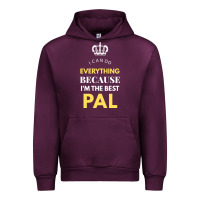 Mauve Wine i'm the best pal Urban Hoodie - artisFamous