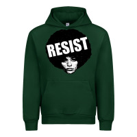 Forest Green angela davis speaking Urban Hoodie - artisFamous