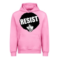 Fuchsia Pink angela davis speaking Urban Hoodie - artisFamous