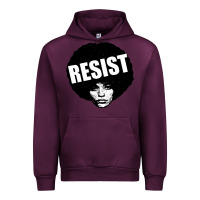 Mauve Wine angela davis speaking Urban Hoodie - artisFamous