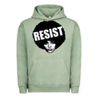 Pigment Oil Green angela davis speaking Urban Hoodie - artisFamous