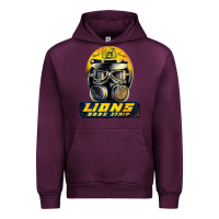 Mauve Wine lions drag speed Urban Hoodie - artisFamous