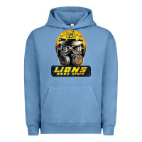 Pigment Pebble Blue lions drag speed Urban Hoodie - artisFamous