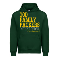 Forest Green god family packers in that order Urban Hoodie - artisFamous