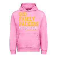 Fuchsia Pink god family packers in that order Urban Hoodie - artisFamous