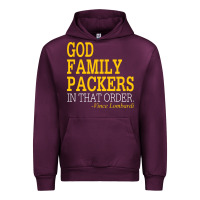 Mauve Wine god family packers in that order Urban Hoodie - artisFamous