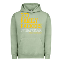 Pigment Oil Green god family packers in that order Urban Hoodie - artisFamous