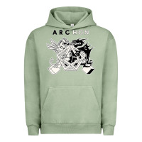 Pigment Oil Green archon game Urban Hoodie - artisFamous