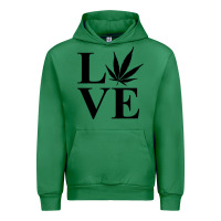 Emerald love weed 420 Urban Hoodie - artisFamous