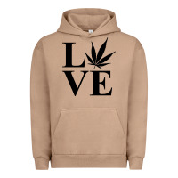 Pigment Burro love weed 420 Urban Hoodie - artisFamous