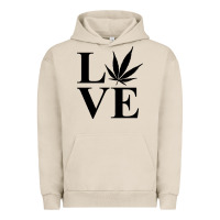 Pigment French Oak love weed 420 Urban Hoodie - artisFamous