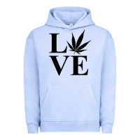 Pigment Grape Ice love weed 420 Urban Hoodie - artisFamous
