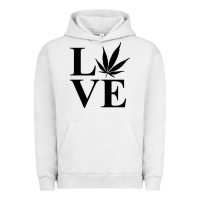 Pigment Lunar Rock love weed 420 Urban Hoodie - artisFamous