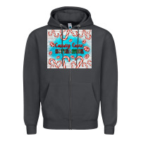 Smoke candy cane Christmas Zipper Hoodie - AdoDesignShop