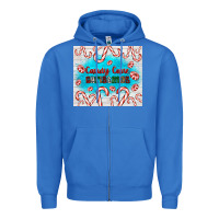 True Royal candy cane Christmas Zipper Hoodie - AdoDesignShop
