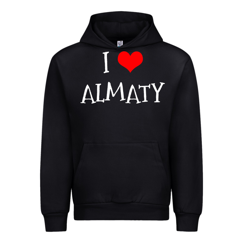 I Love Almaty City Urban Hoodie by artisFamous | Teevron