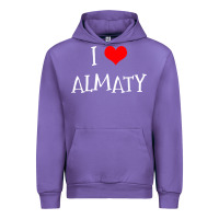 Tulip i love almaty city Urban Hoodie - artisFamous