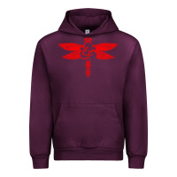 Mauve Wine coheed and cambria dragonfly Urban Hoodie - artisFamous