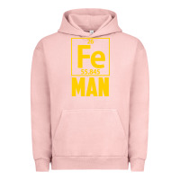 Pigment Salmon fe man funny superhero for halloween Urban Hoodie - artisFamous