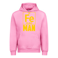 Fuchsia Pink fe man funny superhero for halloween Urban Hoodie - artisFamous