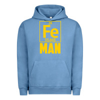 Pigment Pebble Blue fe man funny superhero for halloween Urban Hoodie - artisFamous