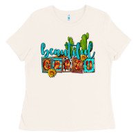 Bone beautiful crazy olivia Ladies Tee - OliviaCreatesArt