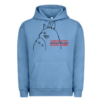 Pigment Pebble Blue best studio ghibli Urban Hoodie - artisFamous