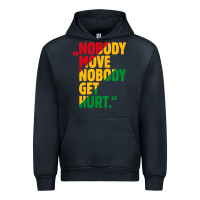 Navy nobody move nobody get hurt Urban Hoodie - artisFamous