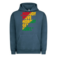 Pigment Midnight Navy nobody move nobody get hurt Urban Hoodie - artisFamous