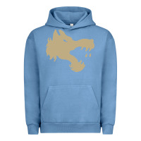 Pigment Pebble Blue The gray wolf of battletech Urban Hoodie - artisFamous