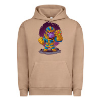 Pigment Burro cartoons super hero Strong Hands Urban Hoodie - artisFamous