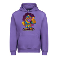 Tulip cartoons super hero Strong Hands Urban Hoodie - artisFamous