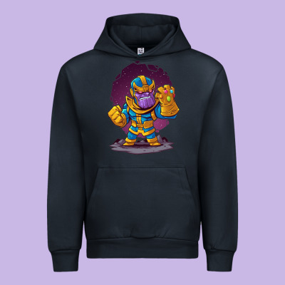 Cartoons Super Hero Strong Hands Urban Hoodie Designed By Artisfamous