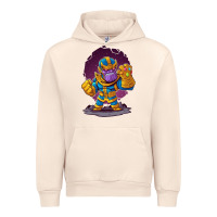Sandshell cartoons super hero Strong Hands Urban Hoodie - artisFamous