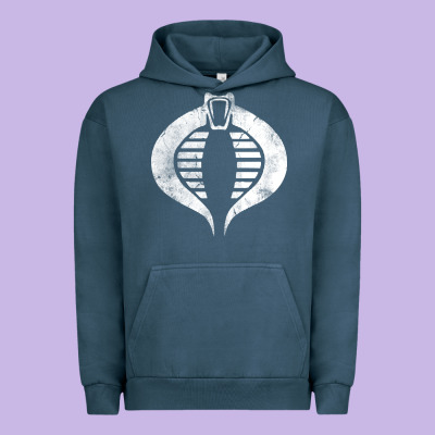 Vintage Cobra Symbol Urban Hoodie Designed By Artisfamous