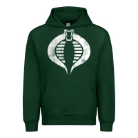 Forest Green vintage cobra symbol Urban Hoodie - artisFamous