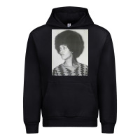 Black angela davis speaking Urban Hoodie - artisFamous